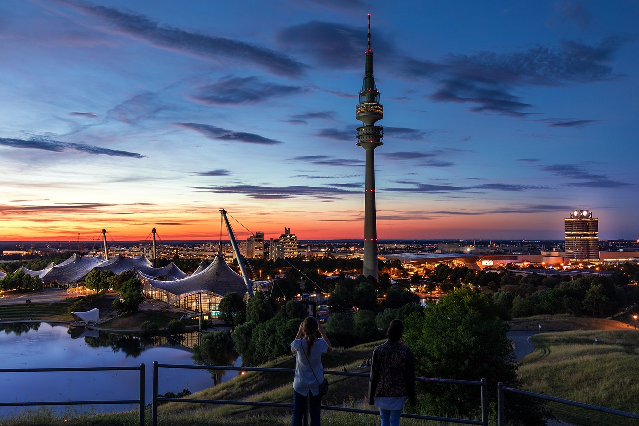 munich, olympic stadium, tv tower