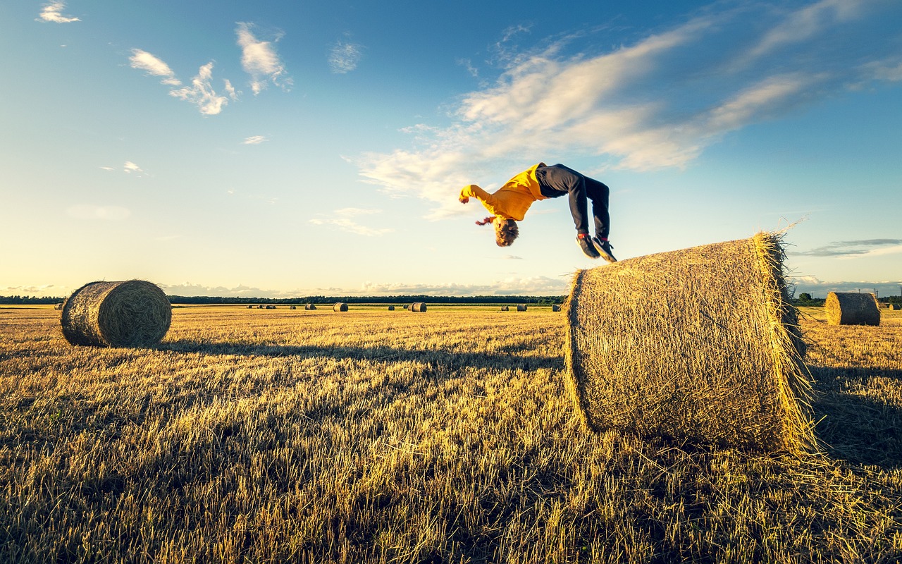 jump, parkour, sport