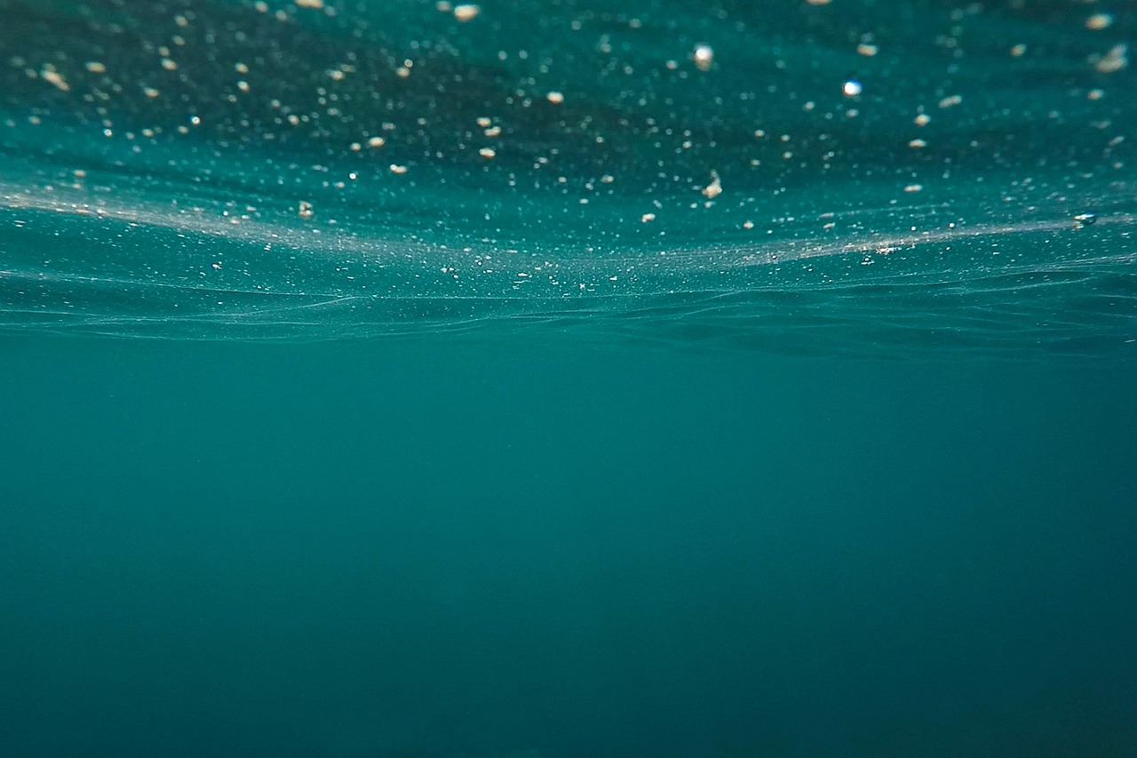 ocean, sea, submerged